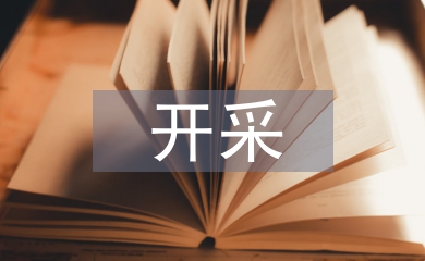 開采設計論文