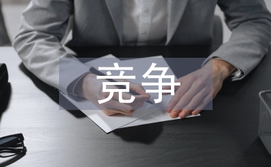 競爭崗位工作計劃書